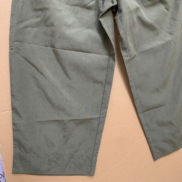 The GROUP by BABATON Olive Hi Waist Drawstring Paper Bag Wide Leg KERRI Pants - Picture 4 of 15